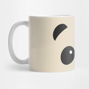 Cute Black Panda Design Mug